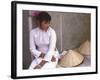 Vietnamese Girl in Traditional Dress, Vietnam-Keren Su-Framed Photographic Print