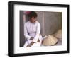 Vietnamese Girl in Traditional Dress, Vietnam-Keren Su-Framed Photographic Print