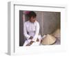 Vietnamese Girl in Traditional Dress, Vietnam-Keren Su-Framed Photographic Print