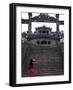 Vietnamese Schoolgirl Taking Picture of Khai Dinh's Tomb, Hue, Vietnam, Indochina, Southeast Asia, -null-Framed Photographic Print