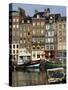 Vieux Bassin (Old Port), Honfleur, Normandy, France-Pearl Bucknall-Stretched Canvas