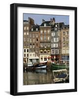 Vieux Bassin (Old Port), Honfleur, Normandy, France-Pearl Bucknall-Framed Photographic Print