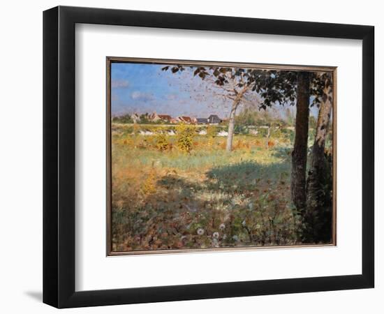 Vieux Jardin, 1874 (Oil on Canvas)-Giuseppe Or Joseph De Nittis-Framed Giclee Print