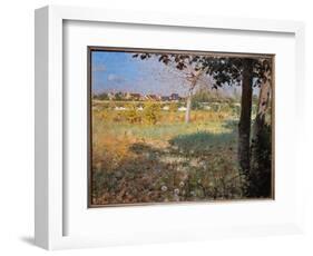 Vieux Jardin, 1874 (Oil on Canvas)-Giuseppe Or Joseph De Nittis-Framed Giclee Print