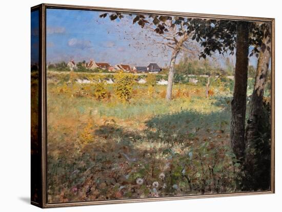 Vieux Jardin, 1874 (Oil on Canvas)-Giuseppe Or Joseph De Nittis-Stretched Canvas