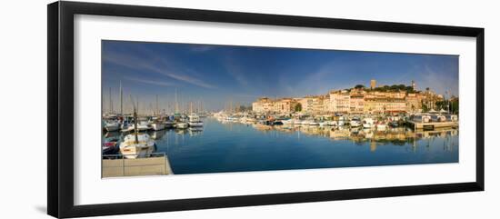 Vieux Port and Old Quarter of Le Suquet, Cannes, Cote D'Azur, France-Michele Falzone-Framed Photographic Print