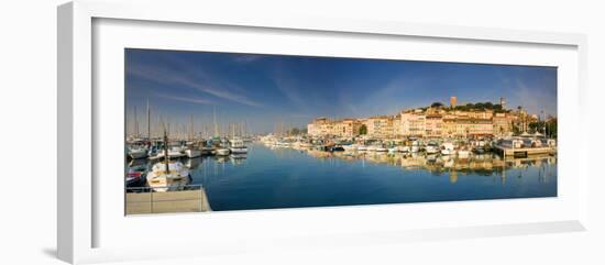 Vieux Port and Old Quarter of Le Suquet, Cannes, Cote D'Azur, France-Michele Falzone-Framed Photographic Print