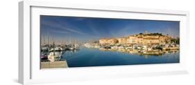 Vieux Port and Old Quarter of Le Suquet, Cannes, Cote D'Azur, France-Michele Falzone-Framed Photographic Print