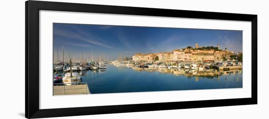 Vieux Port and Old Quarter of Le Suquet, Cannes, Cote D'Azur, France-Michele Falzone-Framed Photographic Print