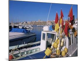 Vieux Port, Marseille, Bouches-Du-Rhone, Provence, France-Guy Thouvenin-Mounted Photographic Print