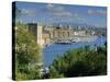 Vieux Port, Marseille, Bouches Du Rhone, Provence, France-John Miller-Stretched Canvas