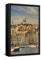 Vieux Port of Marseilles-Jon Hicks-Framed Stretched Canvas