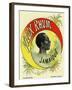 Vieux Rhum Jamaique Brand Rum Label-Lantern Press-Framed Art Print
