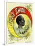 Vieux Rhum Jamaique Brand Rum Label-Lantern Press-Framed Art Print