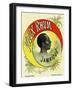 Vieux Rhum Jamaique Brand Rum Label-Lantern Press-Framed Art Print