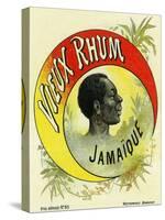 Vieux Rhum Jamaique Brand Rum Label-Lantern Press-Stretched Canvas