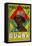 Vieux Rhum Rumba Brand Rum Label-Lantern Press-Framed Stretched Canvas