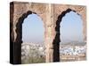 View a Town Through Arched Structure in Jodhpur, Rajasthan, India-David H. Wells-Stretched Canvas