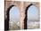 View a Town Through Arched Structure in Jodhpur, Rajasthan, India-David H. Wells-Stretched Canvas