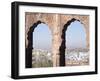 View a Town Through Arched Structure in Jodhpur, Rajasthan, India-David H. Wells-Framed Photographic Print