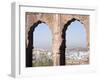 View a Town Through Arched Structure in Jodhpur, Rajasthan, India-David H. Wells-Framed Photographic Print