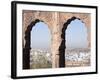 View a Town Through Arched Structure in Jodhpur, Rajasthan, India-David H. Wells-Framed Photographic Print