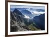 View About Puittal on Karwendel in the Early Morning Haze-Rolf Roeckl-Framed Photographic Print