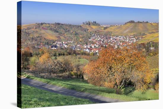 View About Uhlbach on the Tomb Chapel in Rotenberg, Part of Town of Stuttgart, Germany-Markus Lange-Stretched Canvas