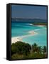 View Above a Sand Bank Linking the Two Little Islands of Nosy Iranja Near Nosy Be, Madagascar-Michael Runkel-Framed Stretched Canvas