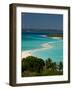 View Above a Sand Bank Linking the Two Little Islands of Nosy Iranja Near Nosy Be, Madagascar-Michael Runkel-Framed Photographic Print