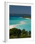 View Above a Sand Bank Linking the Two Little Islands of Nosy Iranja Near Nosy Be, Madagascar-Michael Runkel-Framed Photographic Print