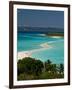 View Above a Sand Bank Linking the Two Little Islands of Nosy Iranja Near Nosy Be, Madagascar-Michael Runkel-Framed Photographic Print