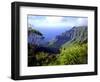 View Above the Na Pali Coast, Kauai, Hawaii, USA-Christopher Talbot Frank-Framed Premium Photographic Print