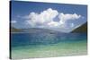 View across Antisamos Bay, Sami, Kefalonia (Kefallonia-Ruth Tomlinson-Stretched Canvas