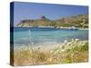 View across Bay to the Castle, Cabrera Island, Cabrera Archipelago National Park, Mallorca, Baleari-Ruth Tomlinson-Stretched Canvas