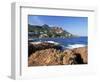 View Across Bay to the Village of Antheor, Provence, France-Ruth Tomlinson-Framed Photographic Print