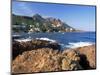 View Across Bay to the Village of Antheor, Provence, France-Ruth Tomlinson-Mounted Photographic Print