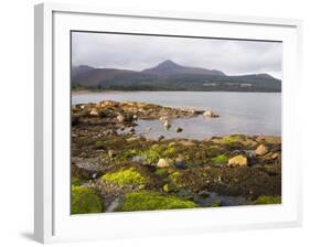 View across Brodick Bay to Goatfell, Brodick, Isle of Arran, North Ayrshire-Ruth Tomlinson-Framed Photographic Print