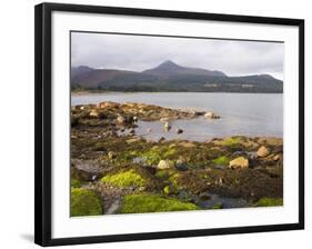 View across Brodick Bay to Goatfell, Brodick, Isle of Arran, North Ayrshire-Ruth Tomlinson-Framed Photographic Print