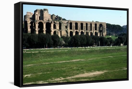 View across Circus Maximus to Palatine Hill, Rome, c20th century-CM Dixon-Framed Stretched Canvas