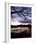 View Across Derwent Water from Lakeside Path at Dusk, Cumbria, England-Ruth Tomlinson-Framed Photographic Print