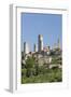 View across Field to Typical Houses and Medieval Towers, San Gimignano, Siena-Ruth Tomlinson-Framed Photographic Print