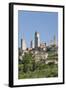 View across Field to Typical Houses and Medieval Towers, San Gimignano, Siena-Ruth Tomlinson-Framed Photographic Print