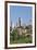 View across Field to Typical Houses and Medieval Towers, San Gimignano, Siena-Ruth Tomlinson-Framed Photographic Print