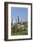 View across Field to Typical Houses and Medieval Towers, San Gimignano, Siena-Ruth Tomlinson-Framed Photographic Print