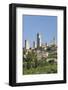 View across Field to Typical Houses and Medieval Towers, San Gimignano, Siena-Ruth Tomlinson-Framed Photographic Print