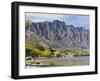 View across Frankton Arm to the Remarkables, autumn, Queenstown, Queenstown-Lakes district, Otago, -Ruth Tomlinson-Framed Photographic Print