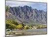 View across Frankton Arm to the Remarkables, autumn, Queenstown, Queenstown-Lakes district, Otago, -Ruth Tomlinson-Mounted Photographic Print