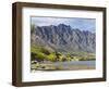 View across Frankton Arm to the Remarkables, autumn, Queenstown, Queenstown-Lakes district, Otago, -Ruth Tomlinson-Framed Photographic Print