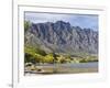 View across Frankton Arm to the Remarkables, autumn, Queenstown, Queenstown-Lakes district, Otago, -Ruth Tomlinson-Framed Photographic Print